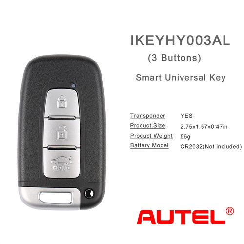 AUTEL IKEYHY003AL 3Key for Hyundai