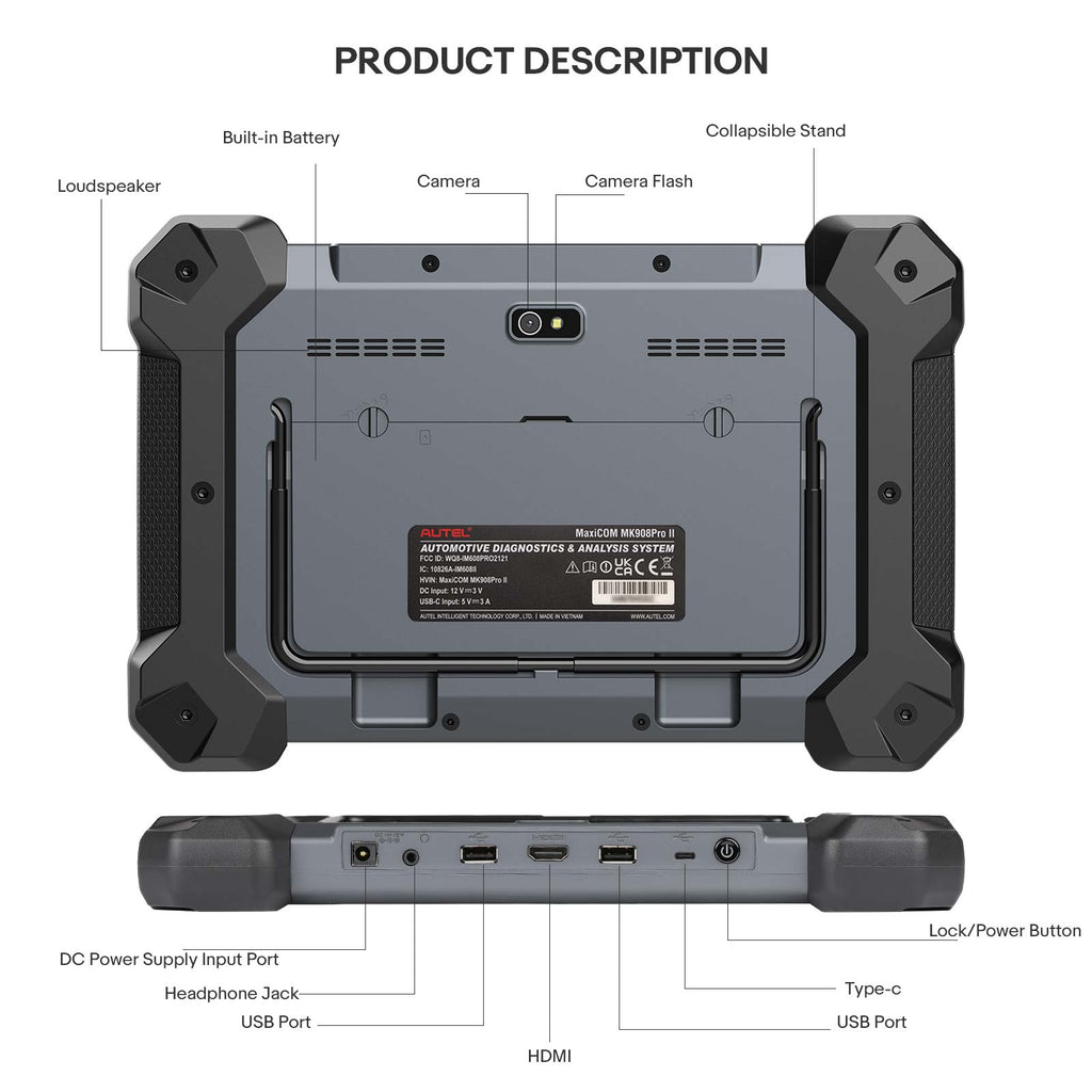 Autel MaxiCOM MK908 PRO II New Automotive Diagnostic Scanner
