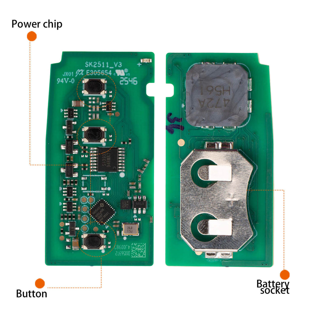 [New Arrivals] AUTEL IKEYTY003AL 3 Buttons 315/433 MHz for Toyota 4D & 8A 1 PC/ 5 PCs/ 10 PCs - Automotive Diagnostic