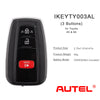 [New Arrivals] AUTEL IKEYTY003AL 3 Buttons 315/433 MHz for Toyota 4D & 8A 1 PC/ 5 PCs/ 10 PCs - Automotive Diagnostic