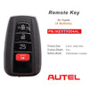 [New Arrivals] AUTEL IKEYTY004AL Remote Key 4 Buttons for Toyota 4D&8A 1 PC/ 5 PCs/ 10 PCs - Automotive Diagnostic