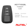 [New Arrivals] Autel IKEYTY003BL Remote Key 3 Buttons for Toyota 4D & 8A 1 PC/ 5 PCs/ 10 PCs - Automotive Diagnostic
