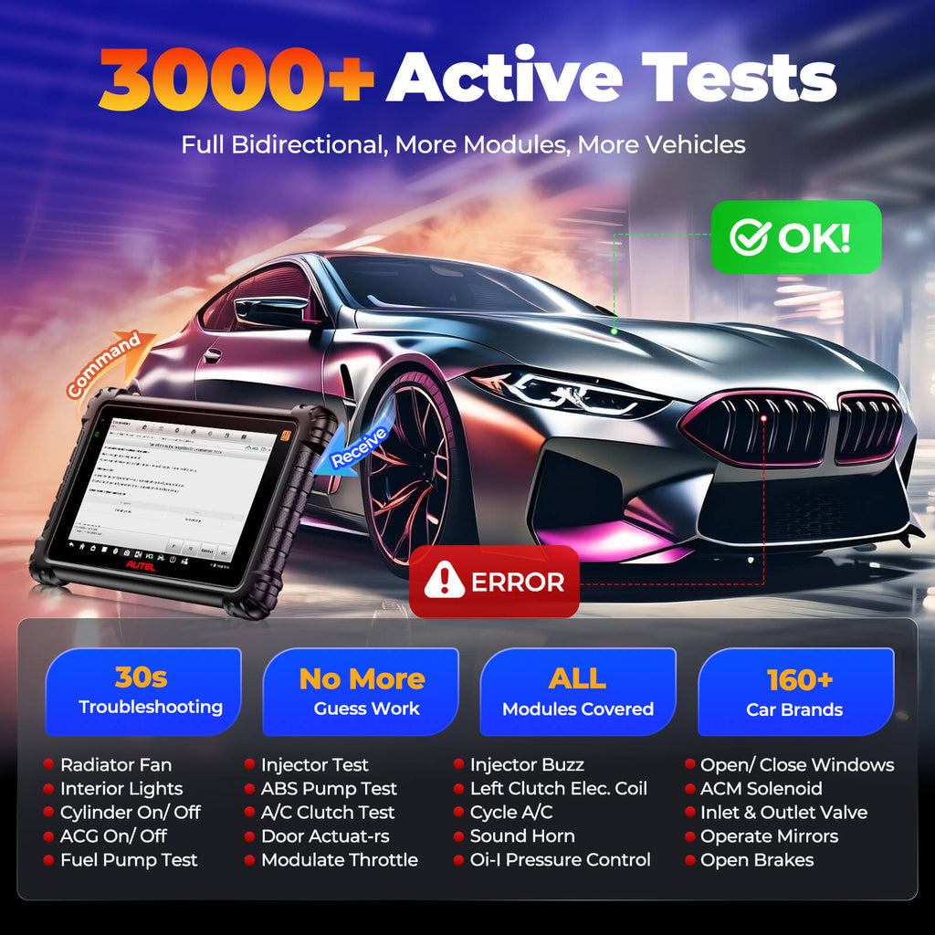 Autel MaxiCOM MK906S PRO II -TS Automotive Diagnostic Tool
