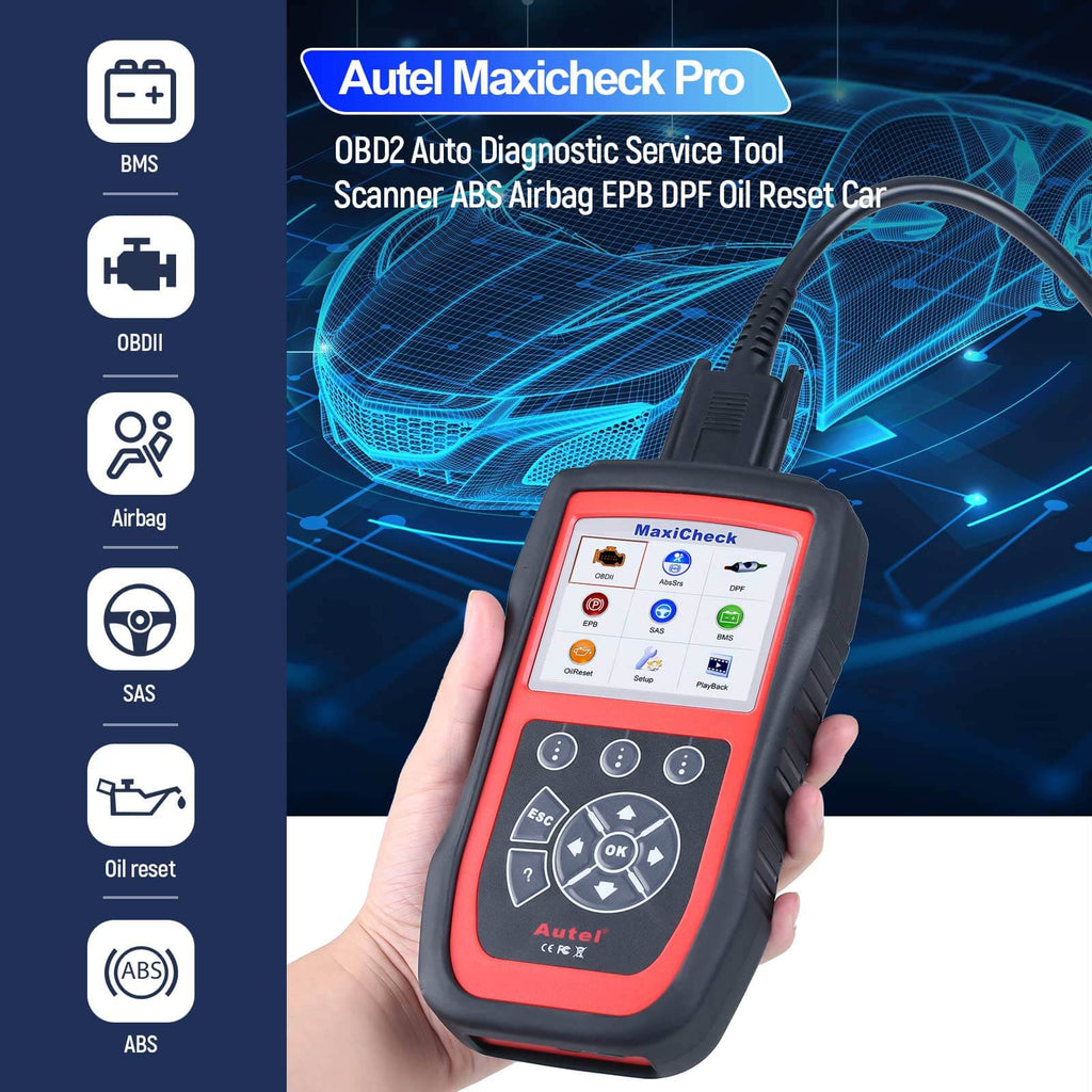 Autel MaxiCheck Pro Automotive OBD2 Scanner - UK Ship No Tax – Autel ...