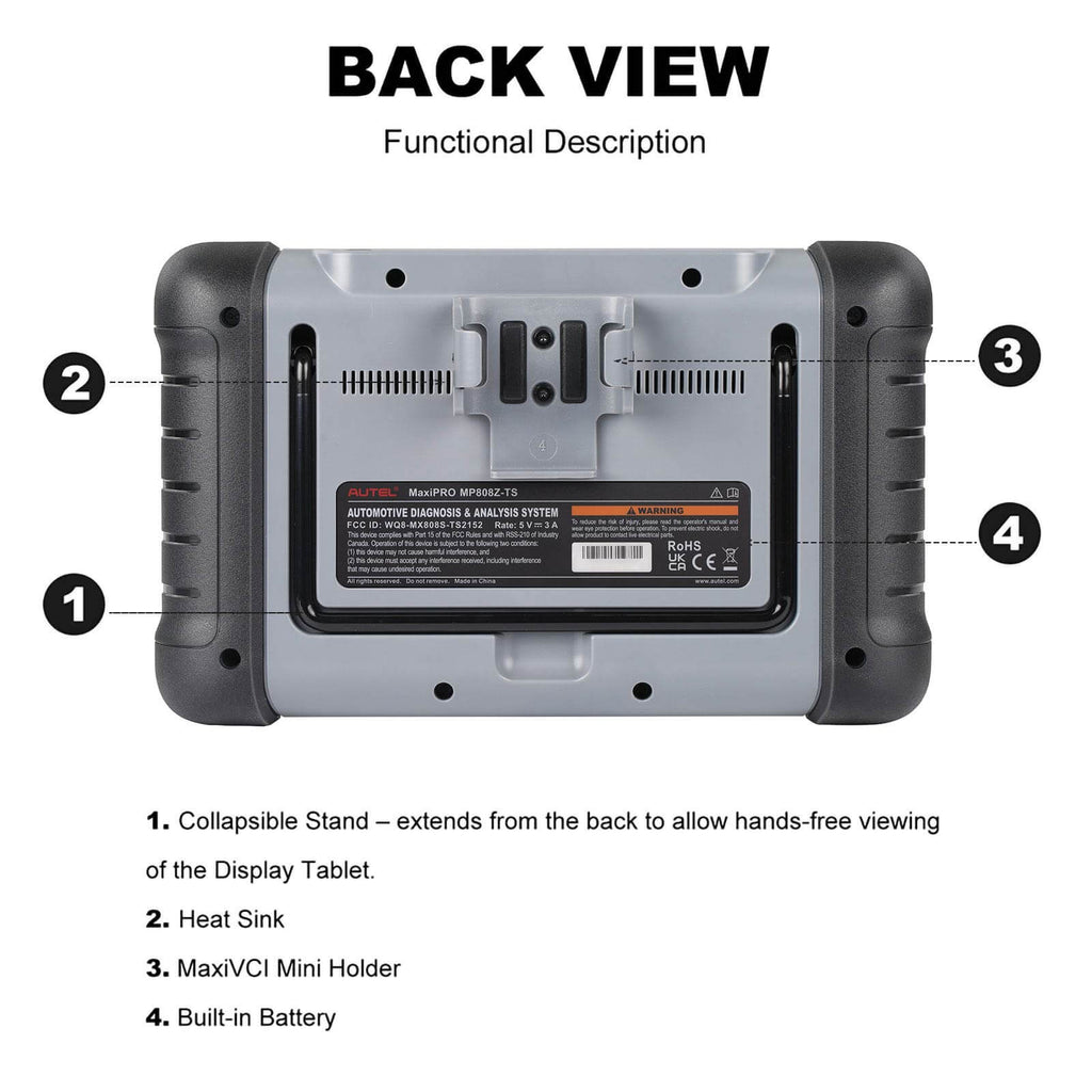 Autel MaxiPRO MP808TS Auto Diagnostic Scanner