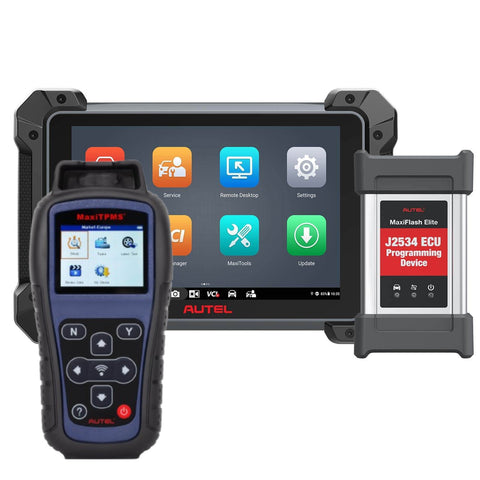 Autel MaxiCOM MK908 Pro II DIagnostic Tool + Autel MaxiTPMS TS501 Pro TPMS Diagnostic Tool Bundle