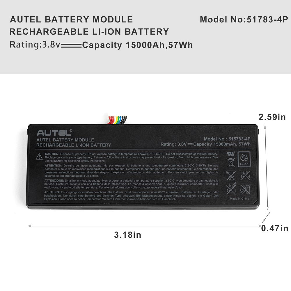 Battery for Autel MaxiIM IM608 - Autel Authorized Dealer