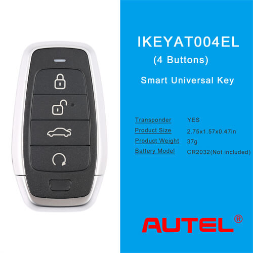 AUTEL IKEYAT004EL Independent 4 Buttons Key