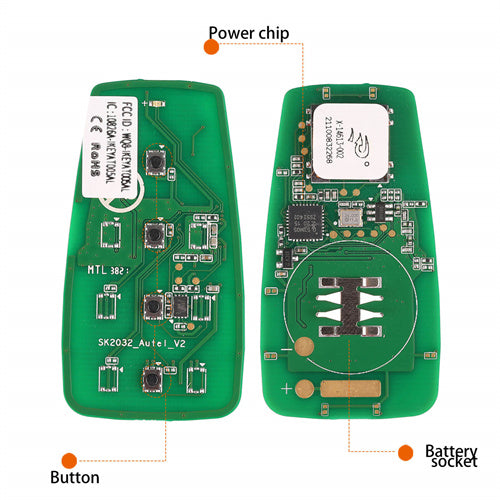 Autel IKEYAT004DL Independent 4 Button Universal Smart Key