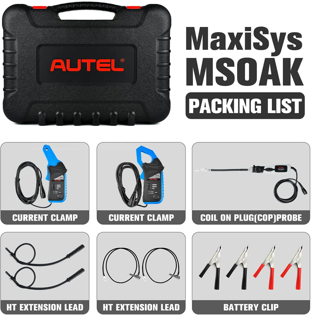 Autel Accessory Kit Autel MaxiSys MSOAK Oscilloscope Accessory Kit Work with Autel Ultra ...