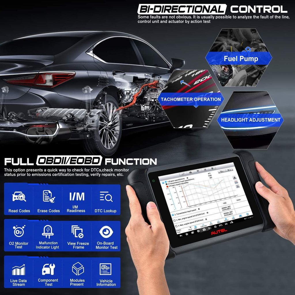Autel MaxiSys MS906BT Diagnostic Scan Tool ECU/Key Coding – Autel ...